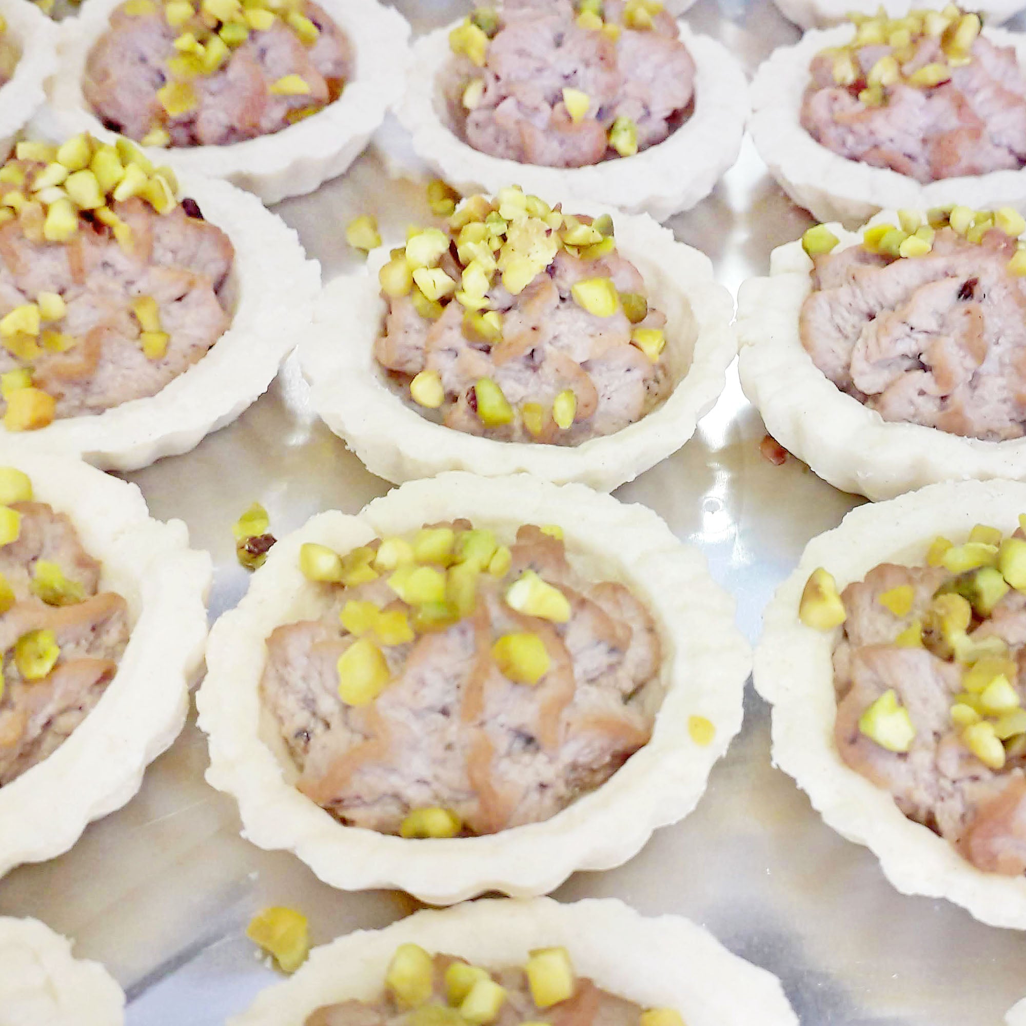 Minis tartelettes tarama cocktail