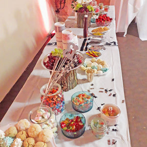 Buffet dessert reception bar mitzvah